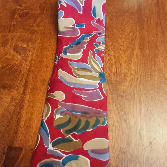 Barry Manufacturing ~ Vintage, Abstract Necktie ~ Excellent Condition - Picture 3 of 5